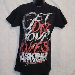 Men's Asking Alexandria graphic band shirt